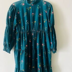 Floral Teal women’s Dress